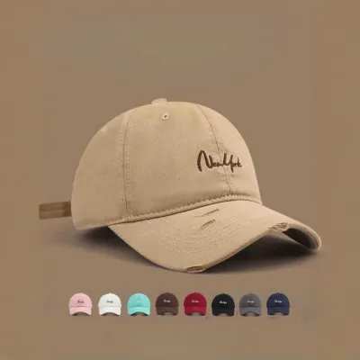 Face-Slim Trendy Baseball Cap – Korean Style